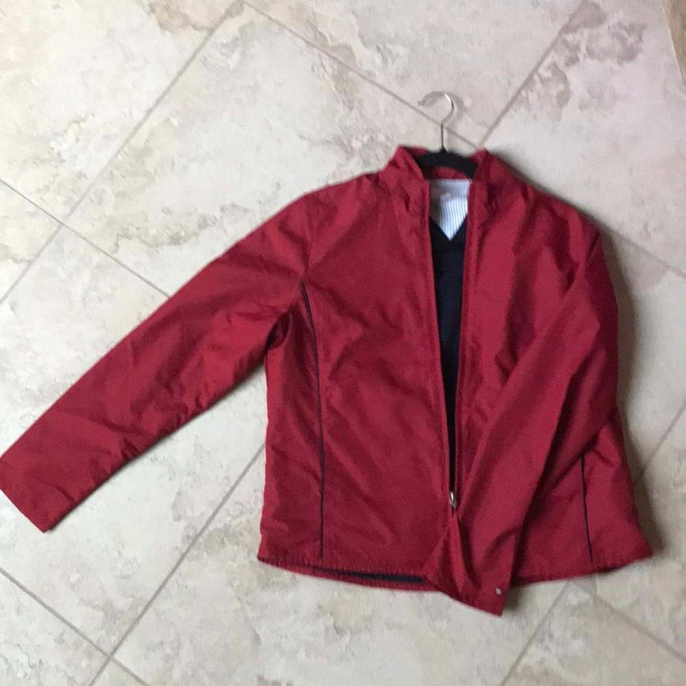 Tommy Hilfiger golf wind breaker red medium